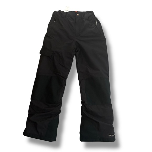COLUMBIA - Omni Heat OutGrown Bugaboo Insulated Ski Snow Pants -Black Youth Sz M - Picture 1 of 8